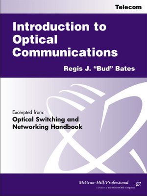 cover image of Introduction to Optical Communications